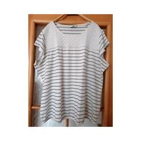 gestreiftes T-Shirt mit Stickerei von "Tchibo" (Gr. 48/50) Baden-Württemberg - Riesbürg Vorschau