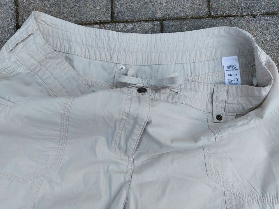 SHORTS Gr. 46 Gr. 48 BEIGE BRAUN MARKS AND SPENCER in Mannheim