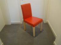 4 Stühle rot Kunstleder CLP ideal für Küche oder Wohnzimmer Dresden - Leuben Vorschau