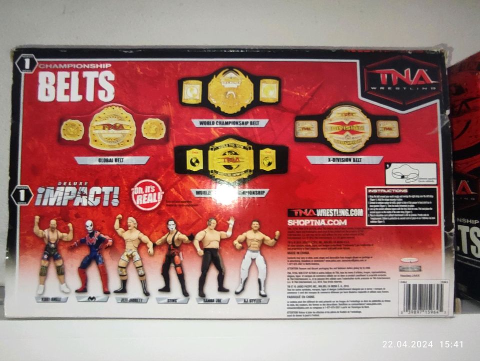 TNA Championship Spielzeug Gürtel in Crimmitschau