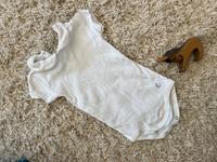 Petit Bateau - neuwertiger Kurzarm Body mit Kragen weiß 67/68 Bayern - Forstinning Vorschau