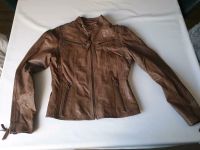 Lederjacke Damen mit Nieten Biker Style Braun Gr. 36 / S Nordrhein-Westfalen - Winterberg Vorschau