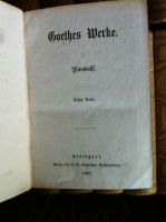 Goethes Werke von 1867 Hannover - Südstadt-Bult Vorschau