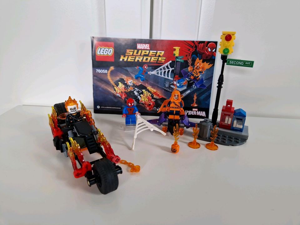 Lego 76058 Marvel Spiderman Ghost Riders Verbündete ❤️vollständi in Osterby bei Medelby