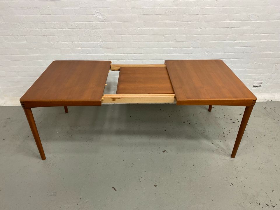 ◤hochwertiger Esstisch von H. W. Klein / Bramin Teakholz Dänemark Tisch Esstisch Table mid Century 60er Dänisch danish Design 1950er in Berlin