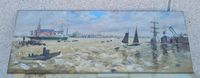 Ölgemälde Ölbild auf Holz Hamburger Hafen Panorama Mast Herzogtum Lauenburg - Wentorf Vorschau