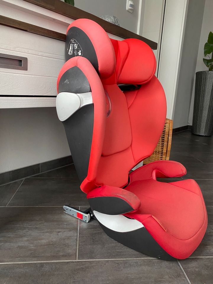Kindersitz Cybex Solution M-fix Mars-Red 15-36kg in Wulkenzin
