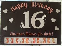 Geburtstag Plakat 16 Geldgeschenk Baden-Württemberg - Rottweil Vorschau