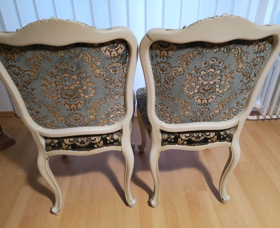 2 Chippendale Sessel Stuhl WARRINGS Barock Stilmöbel antik massiv in Kastl