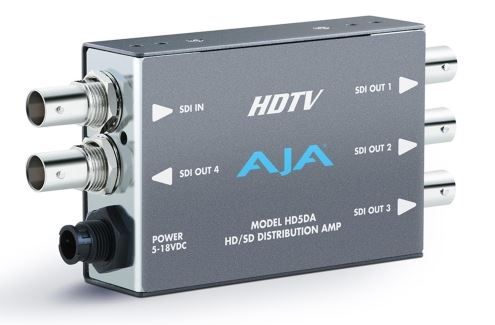 AJA HD5DA - HD-SDI Verteilverstärker, 1x SDI IN / 4x SDI OUT in Brombachtal