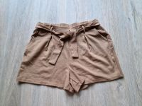 Damen Sommer Short L 40 kurze Hose braun beige Schleife Gummizug Nordrhein-Westfalen - Bergisch Gladbach Vorschau