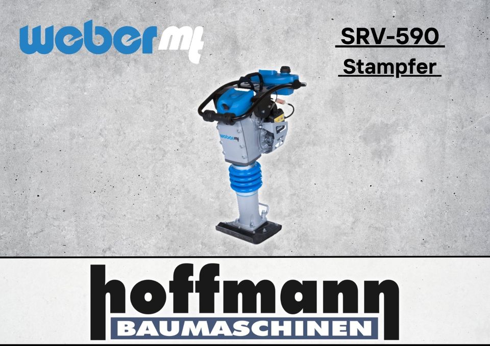 Weber SRV-590 Vibrationsstampfer/ Rüttelstampfer Neu SOFORT zum Mitnehmen in Bernau