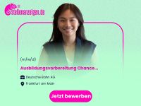 Ausbildungsvorbereitung Chance plus Frankfurt am Main - Westend Vorschau