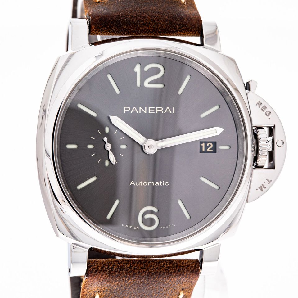 Panerai Luminor Due 42 Grau Stahl  PAM 00904 wie NEU 2022 Full S. in Hannover