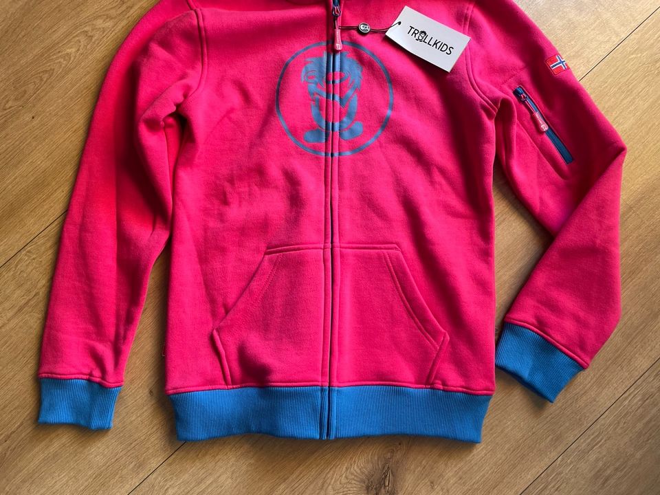 Trollkids Hoodie Jacke mit Kapuze Neu Mädchen Gr. 164 in Rostock