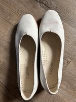 Schuhe Leder weiß Gabor Keilabsatz Brandenburg - Nuthetal Vorschau