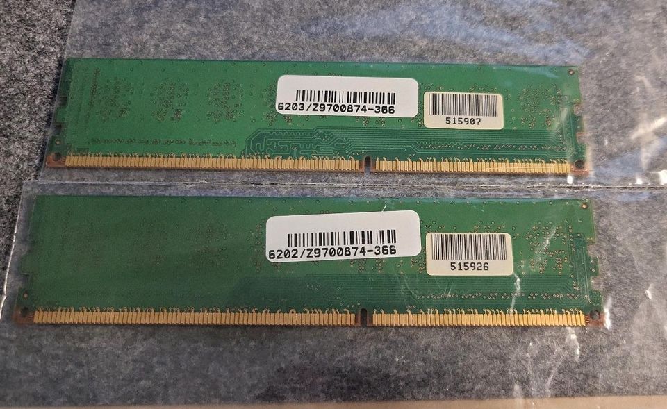 Samsung DDR3 2x 2Gb RAM in Bodenwöhr