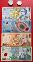 Rumänien 1000/2000/5000/10000 Lei Banknoten 1998-2000 Lübeck - St. Lorenz Nord Vorschau