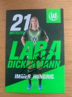 Lara Dickenmann VFL Wolfsburg Autogrammkarte Nordfriesland - Süderlügum Vorschau