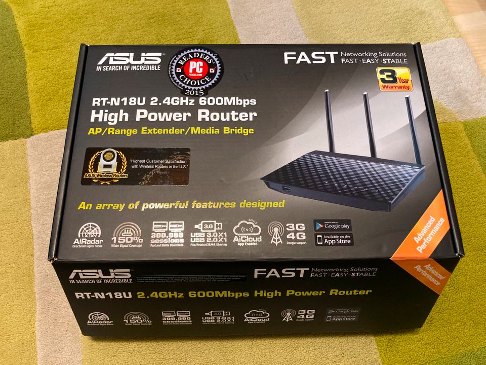 ASUS RT-N18U WLAN Router in München