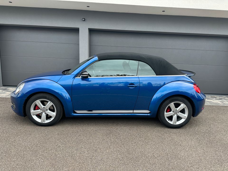 Volkswagen Beetle Cabrio 2.0 DSG neuwertig Wartung 100% VW 2 Hand in Rheinau