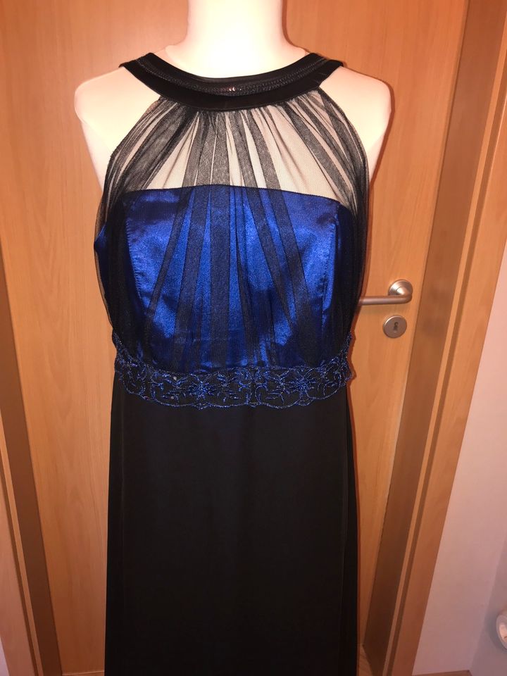 Abikleid Kleid Abtanz Hochzeit blau schwarz 40 M in Neuenkirchen - Merzen