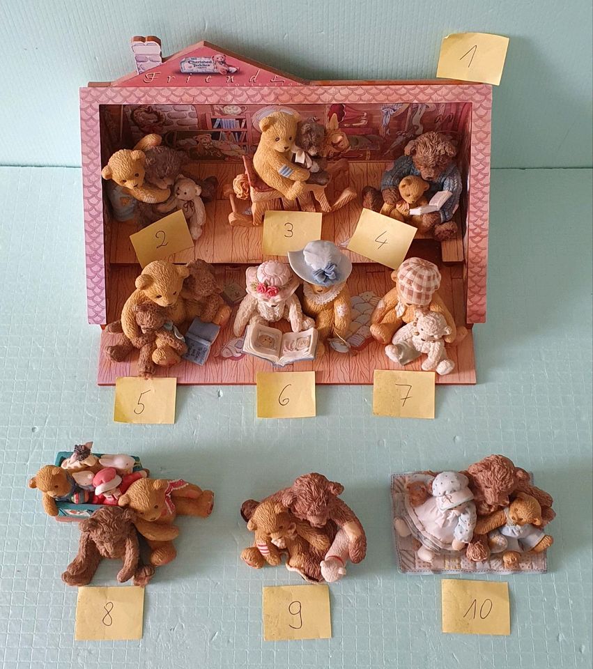 Cherished Teddies Dachboden Speicher 9x Teddys + Display Top Zust in Köln