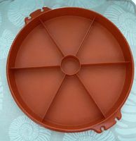 Vintage Tupperware geteiltes Tablett Gemüse Kuchen Snacks orange Baden-Württemberg - Philippsburg Vorschau