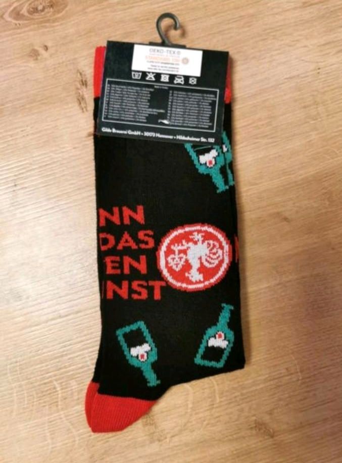 Socken- Neu- Orginal verpackt mit Spruch in Ribbesbüttel