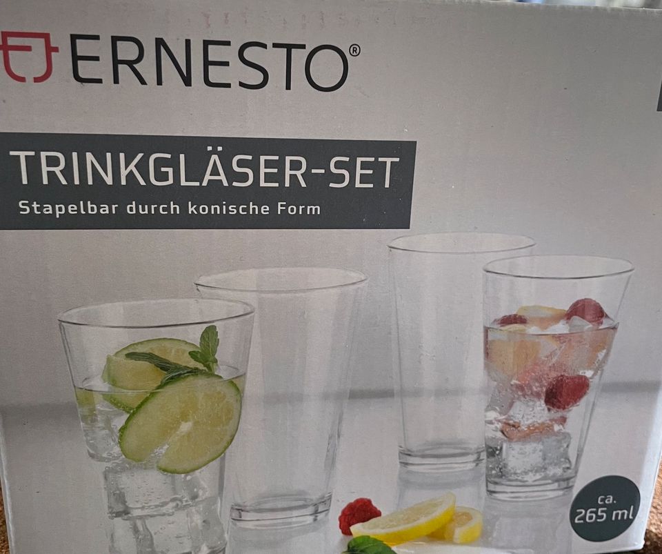 Trink-Gläser Set (4 Stück) Ernesto in Bayern - Aschaffenburg | eBay  Kleinanzeigen ist jetzt Kleinanzeigen