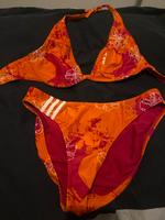 Adidas Bikini GrM/38b Orange/weiss/pink florales Muster Brandenburg - Blankenfelde Vorschau