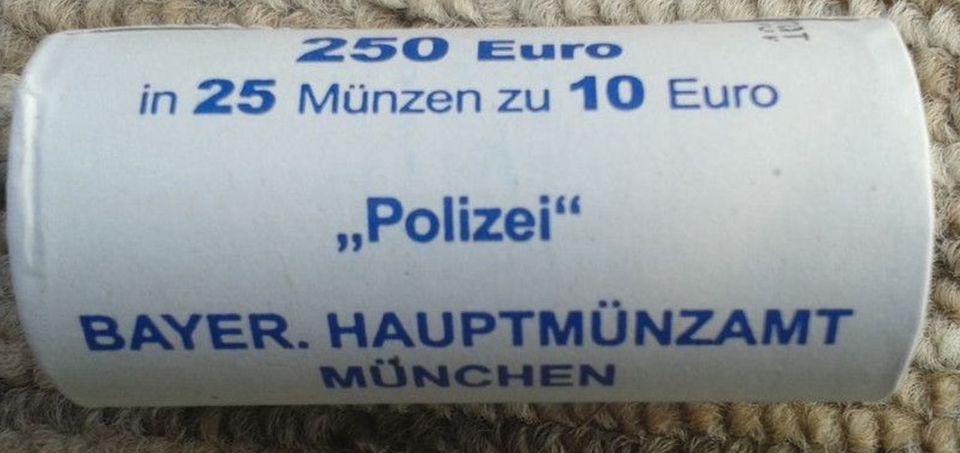 2024. 10 euro Polizei Mzz.A im Tausch in Werne