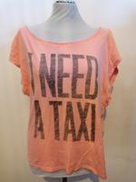 Neon Shirt Bershka Spruch Schrift Schriftzug M Orange München - Moosach Vorschau