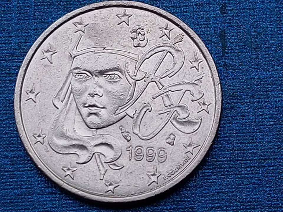 Frankreich, 5 Euro Cent, 1999 ,Marianne in Hamburg