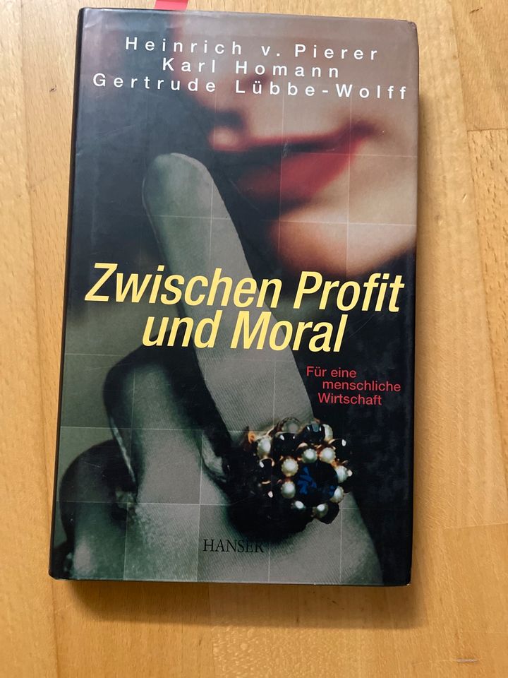 Zwischen Profit und Moral von Pierer Homann und Lübbe-Wolff in Mainz