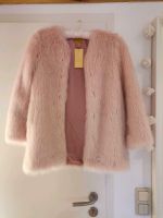 Neu Mantel Fell Kunstfell Jacke rosa Damen Größe 32 Hessen - Ebsdorfergrund Vorschau