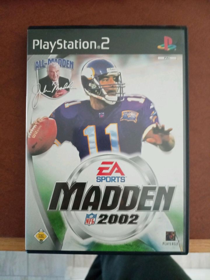 PS 2 Playstation 2 Spiel Madden NFL 2002 in Weilerswist