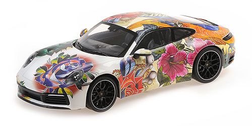 Porsche 911 (992) Carrera 4S Flower • Minichamps 155067329 1:18 in Oberkirch