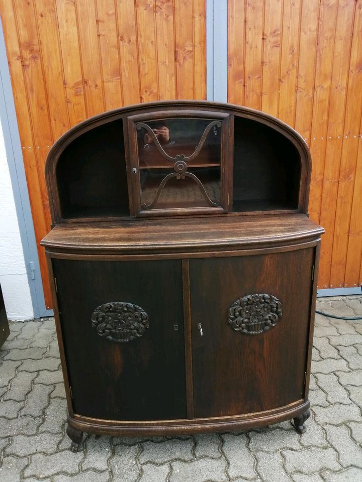 Antiker Schrank/ Anrichte / Vitrine in Marktredwitz