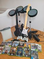 Xbox 360 komplettes Set mit Rock Band! Bayern - Augsburg Vorschau