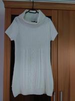 Strickkleid/long Pullover Gr.M wollweiß Niedersachsen - Edemissen Vorschau