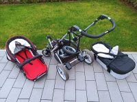 Kinderwagen Teutonia schwarz rot Baden-Württemberg - Ditzingen Vorschau