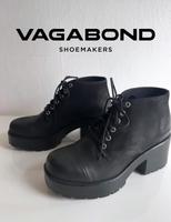 Schwarze Vagabond Plateau Schuhe Boots Vagabond Dioon Gothic Düsseldorf - Stadtmitte Vorschau
