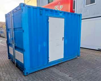 3,7m Lagercontainer mit Elektrik, Baucontainer, Werkstattcontainer, Maschinencontainer, Container, Seecontainer, Schuppen, Lager, Abstellraum, Werkzeugschuppen LC205 in Seevetal