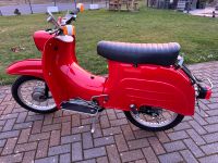 Simson Schwalbe mit Original Anhänger BJ 1984 Thüringen - Kaltennordheim Vorschau