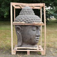 Buddha Kopf Figur Skulptur Stein Garten Deko 100 cm Bochum - Bochum-Wattenscheid Vorschau