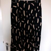 Rock für den Sommer, schwarz/ beige Midi❗️nicht getragen❗️ Berlin - Reinickendorf Vorschau