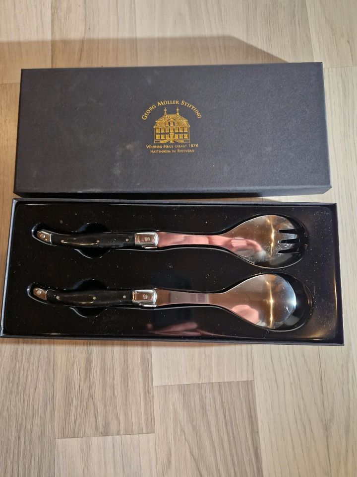 Käsemesser Set Salatbesteck Grillbesteck  Laguiole Design in Maulbronn