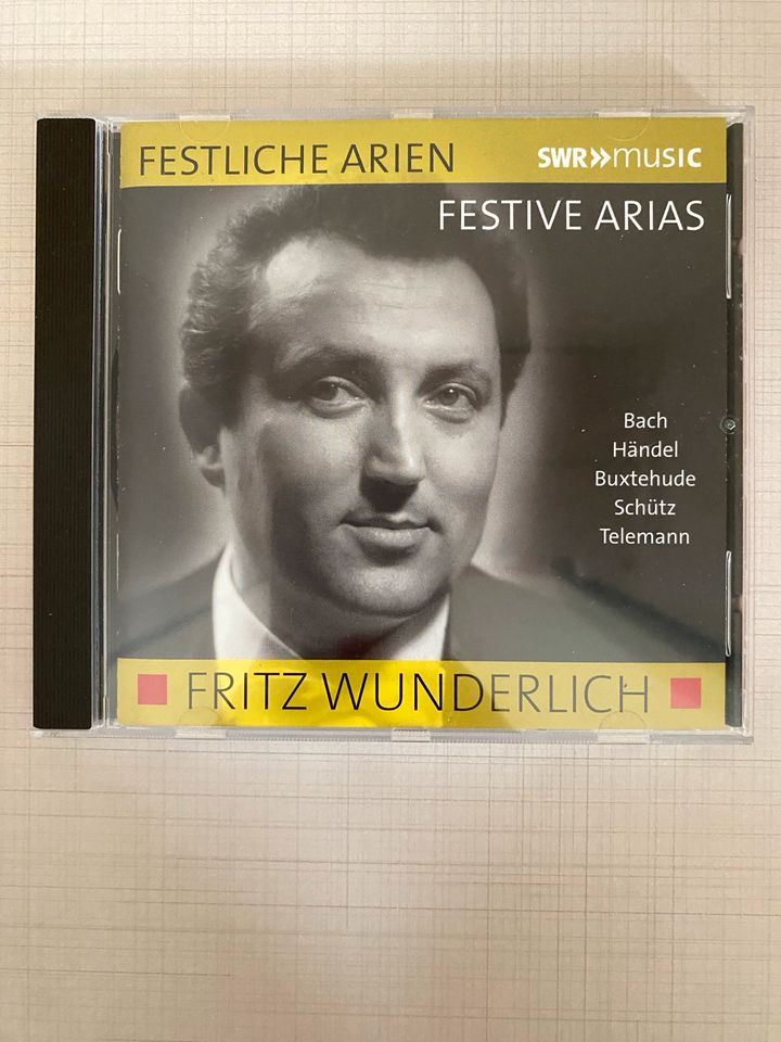 Fritz Wunderlich   Fest    Festliche Arien Audio CD in Frankfurt am Main