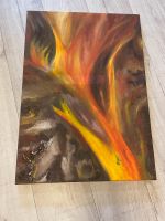 Wandbild Acryl auf Leinwand Feuer Erde 50x70cm Baden-Württemberg - Lauffen Vorschau